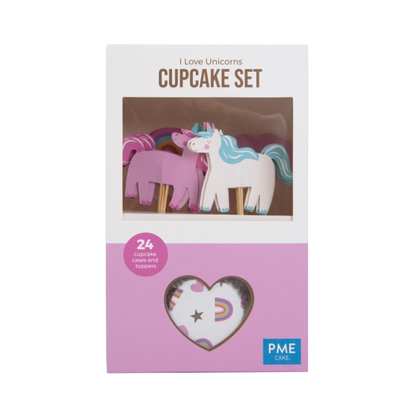 Cupcake Set - I love Unicorns